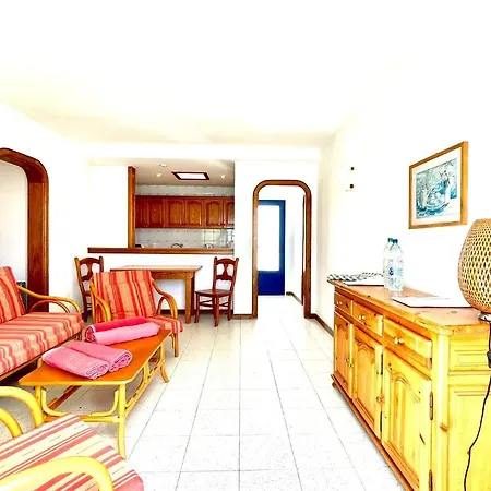 Apartment Nudist With Two Bedrooms, Sea And Pool Views In Lanzarote Charco del Palo
