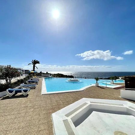 Nudist With Two Bedrooms, Sea And Pool Views In Lanzarote * Charco del Palo